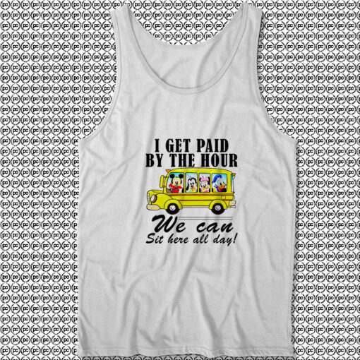 Funny Disney School Bus Driver Tank Top