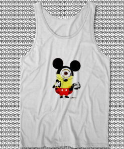 Funny Minion Cosplay Mickey Mouse Tank Top