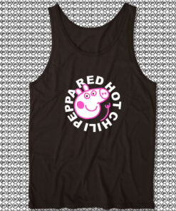 Funny RHCP Red Hot Chilli Peppa Pig Tank Top