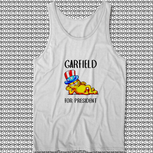 Garfield For President Parody Tank Top