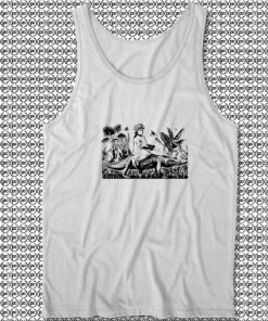 Girl Riding Alligator Tank Top