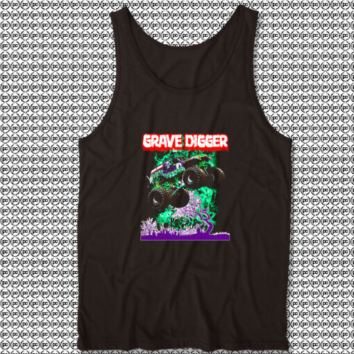 Gravedigger Monster Truck Tank Top