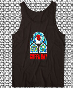 Green Day Stained Glass Tank Top