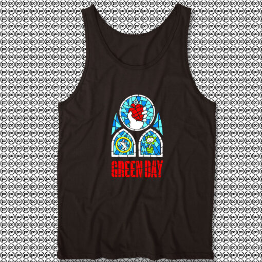 Green Day Stained Glass Tank Top