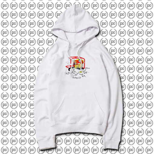 Hockey Cat And Mice Nos Kliban Crazy Hoodie