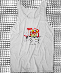 Hockey Cat And Mice Nos Kliban Crazy Tank Top