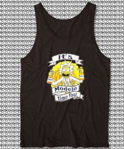 Its MODELO Time Foo Rick and Morty Tank Top