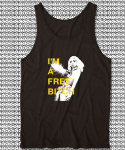 Lady Gaga Im A Free Bitch Tank Top