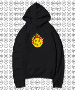 Palm Angels Flame Burning Head Hoodie