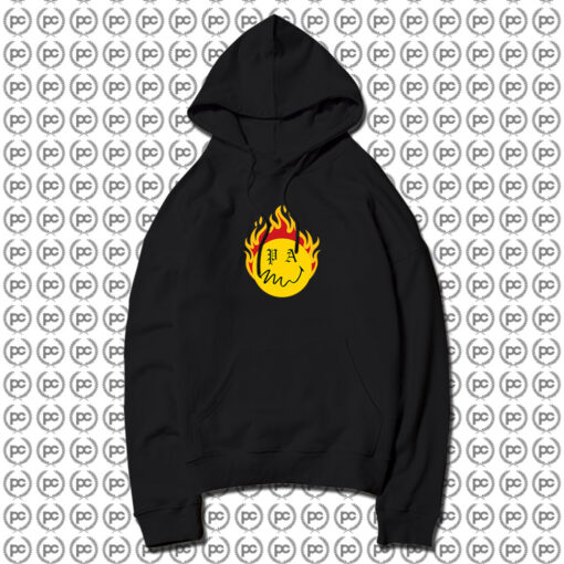 Palm Angels Flame Burning Head Hoodie