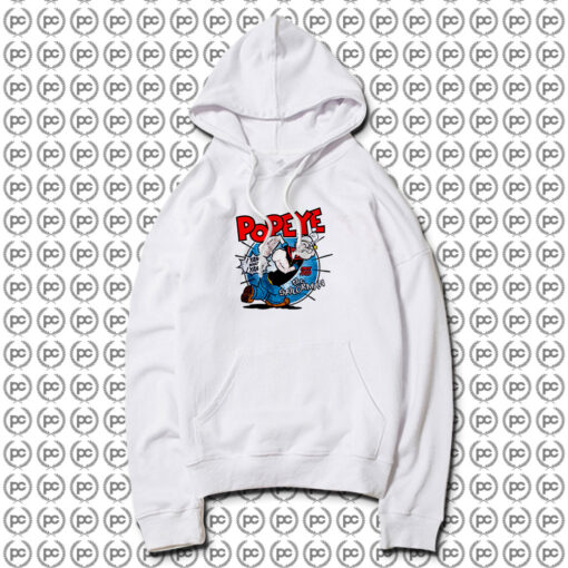 Vintage Popeye The Sailorman Comic Hoodie