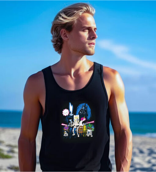 Adventure Time Star Wars Authentic Tank Top