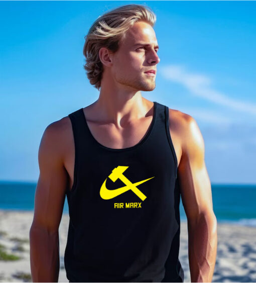 Air Karl Marx Nike Parody Tank Top