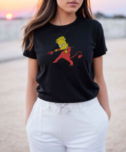 Bart Simpson Devil Costume T Shirt