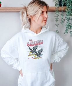 Black Crowes Flying Crows White Hoodie