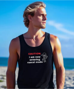 Caution I Am Now Entering Rascal Mode Tank Top