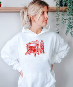 Death Classic Logo Red Hoodie