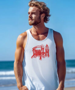 Death Classic Logo Red Tank Top