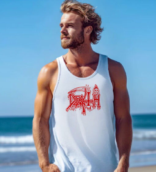 Death Classic Logo Red Tank Top