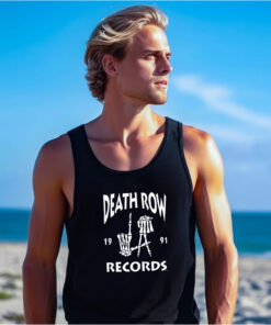 Death Row Records LA Skeleton Hand Tank Top