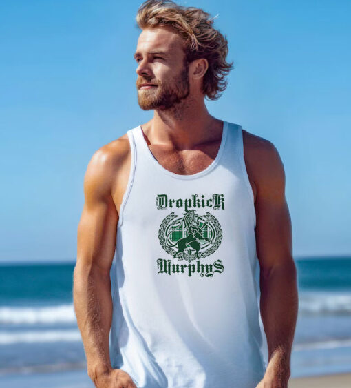 Dropkick Murphys Lion Plaid Tank Top