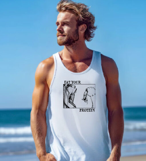 Eat Your Protein Attack On Titan Tank Top