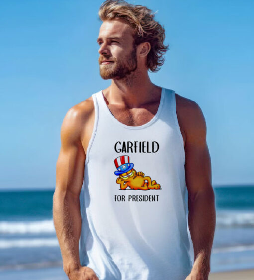 Garfield For President Parody Tank Top