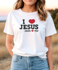 I Heart Jesus Graphic T Shirt