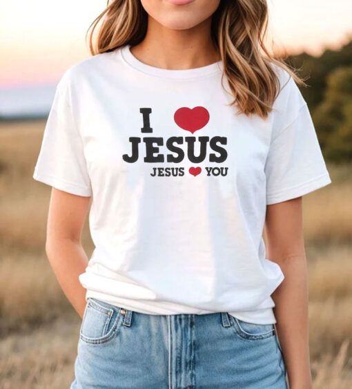 I Heart Jesus Graphic T Shirt