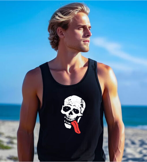 Jesse Breaking Bad Skull Tongue Tank Top