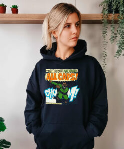 Man Moster Mad Villain In All Caps Hoodie