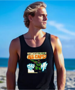 Man Moster Mad Villain In All Caps Tank Top