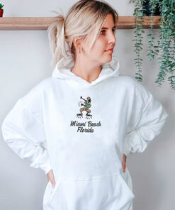 Miami Beach Cropped Hoodie