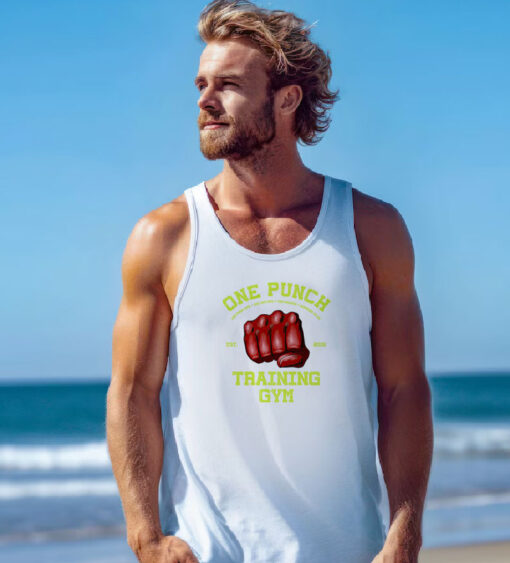 One Punch Man Training Gym Tank Top