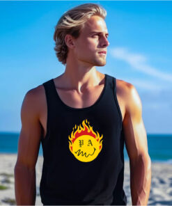 Palm Angels Flame Burning Head Tank Top