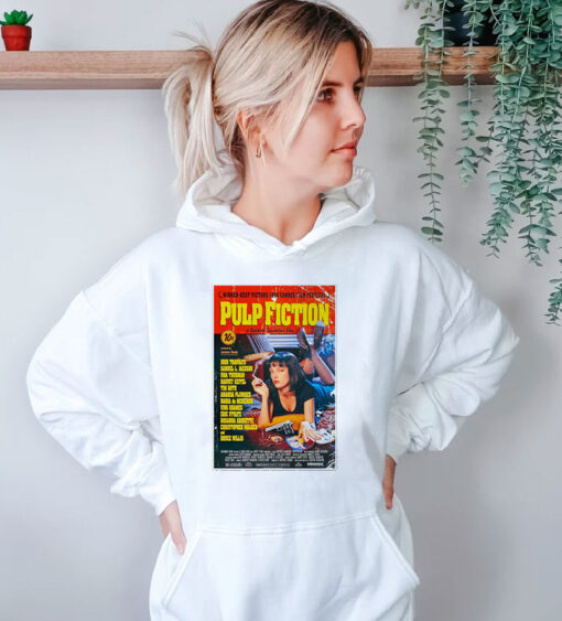 Pulp Fiction Smoking Vintage Style Hoodie