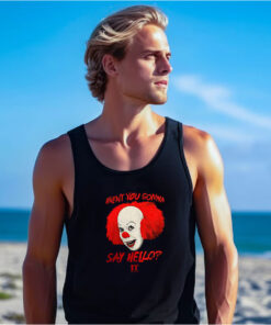 Stephen King Tim Curry Tank Top