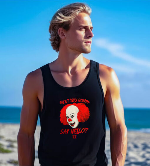 Stephen King Tim Curry Tank Top