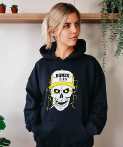 Steven Austin 3 16 Bones Smoking Skull Hoodie