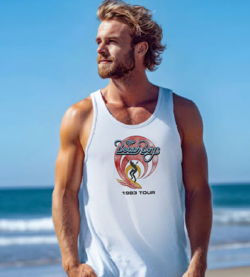 The Beach Boys 1983 Tour Graphic Tank Top