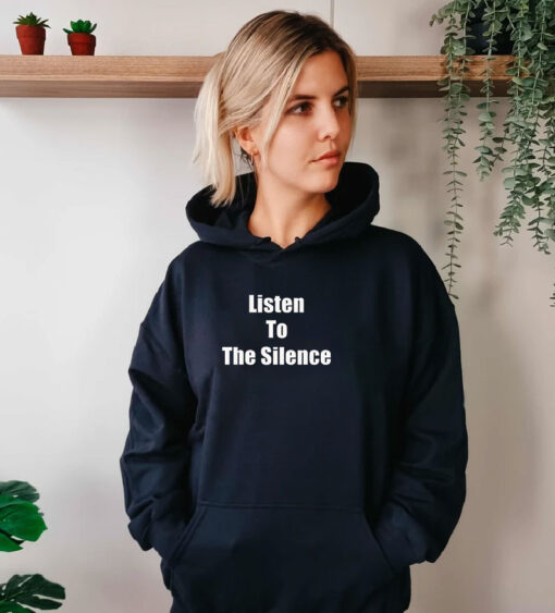 Travis Scott Wearing Listen To The Silence Hoodie