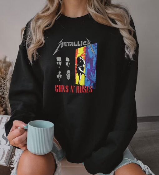 Vintage 1992 Metallica x Guns n Roses Sweatshirt