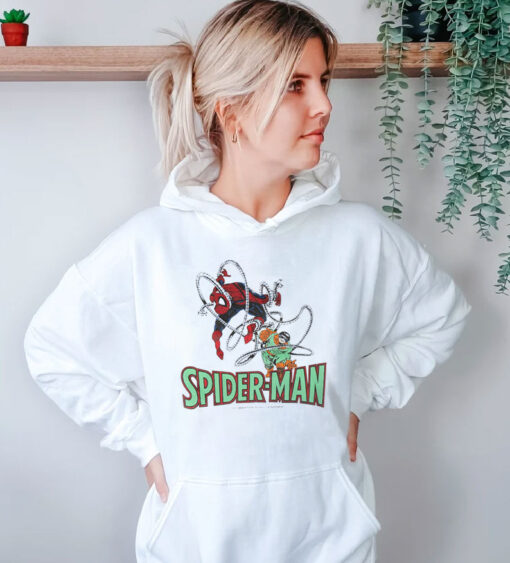 Vintage 80's Spiderman Doc Octopus Hoodie