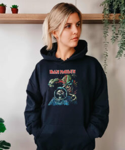 Vintage Iron Maiden Final Frontier Album Hoodie