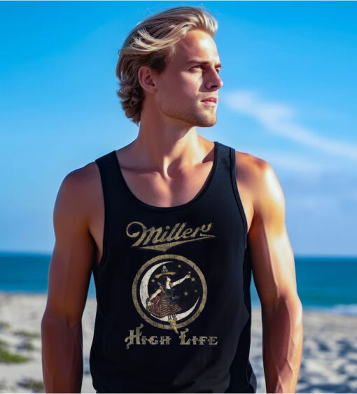 Vintage Miller High Life Lady Logo Tank Top