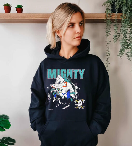 Vintage Nutmeg Mighty Ducks Double Sided Hoodie