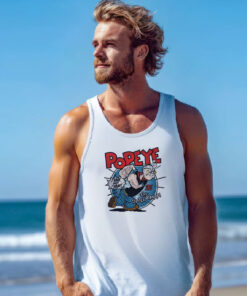 Vintage Popeye The Sailorman Comic Tank Top