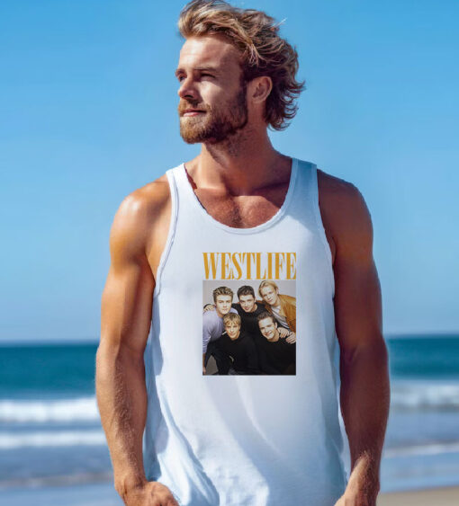 Westlife Band Photos Tank Top