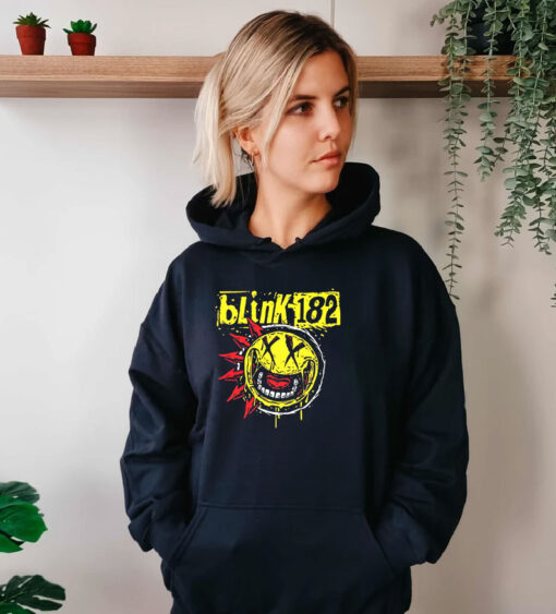 Blink 182 Punk Smiley Hoodie