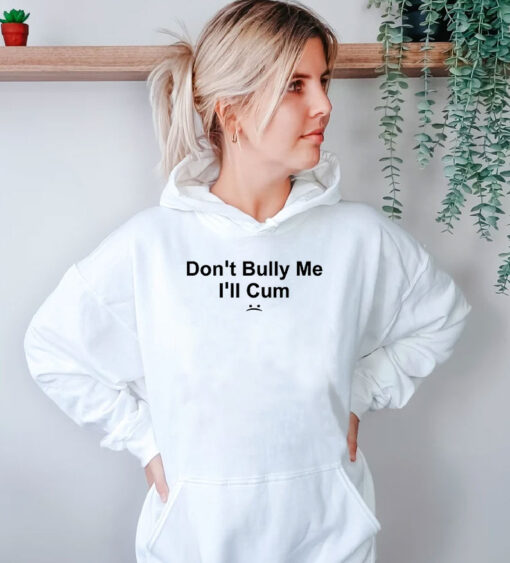 Don’t Bully Me I’ll Cum Hoodie